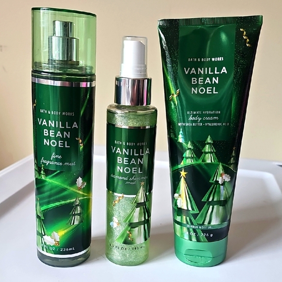 Bath & Body Works Vanilla Bean Noel Set - Green